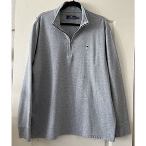 Vineyard Vines Men’s 1/4 Zip Pullover Sweater Cotton Blend